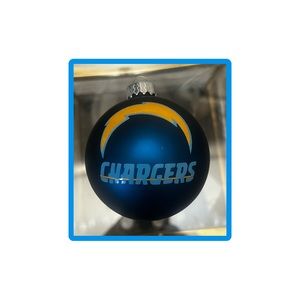 NFL Los Angeles Chargers Glass Ornament